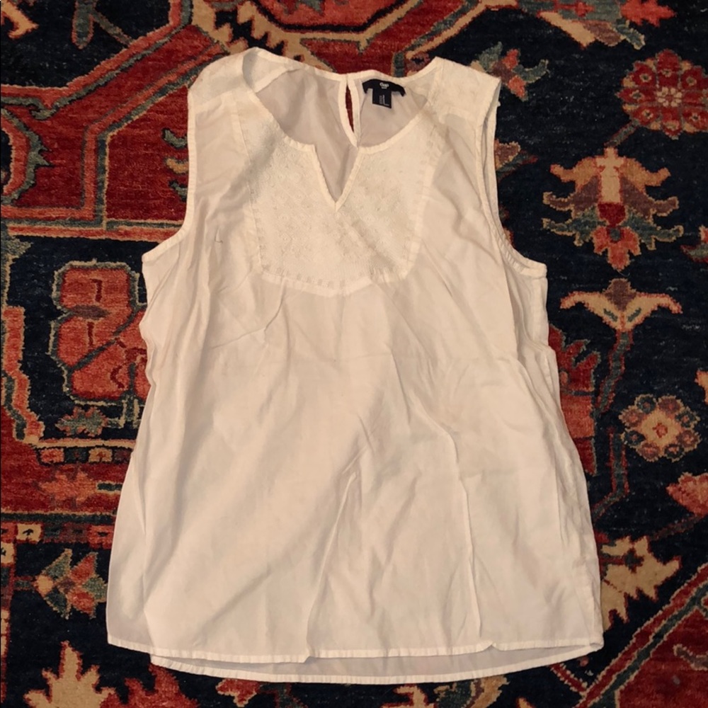 White tank blouse